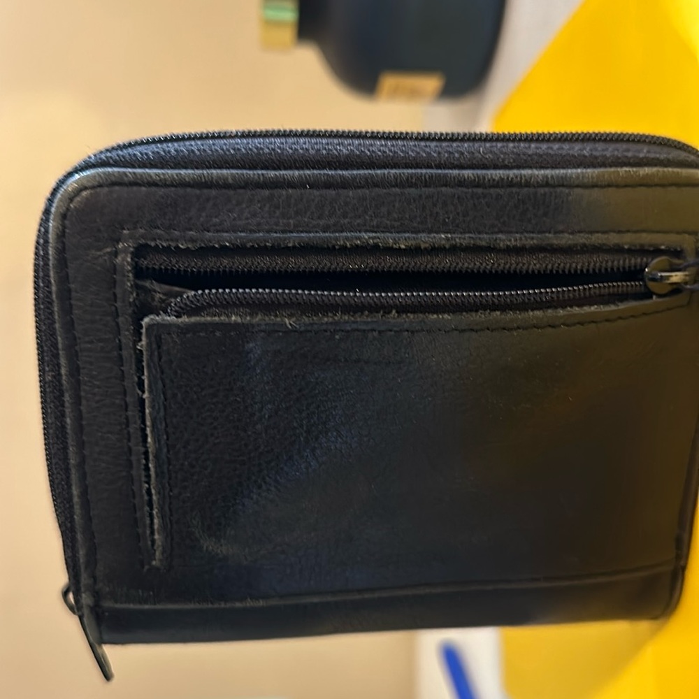 Wallet black Genuine Leather